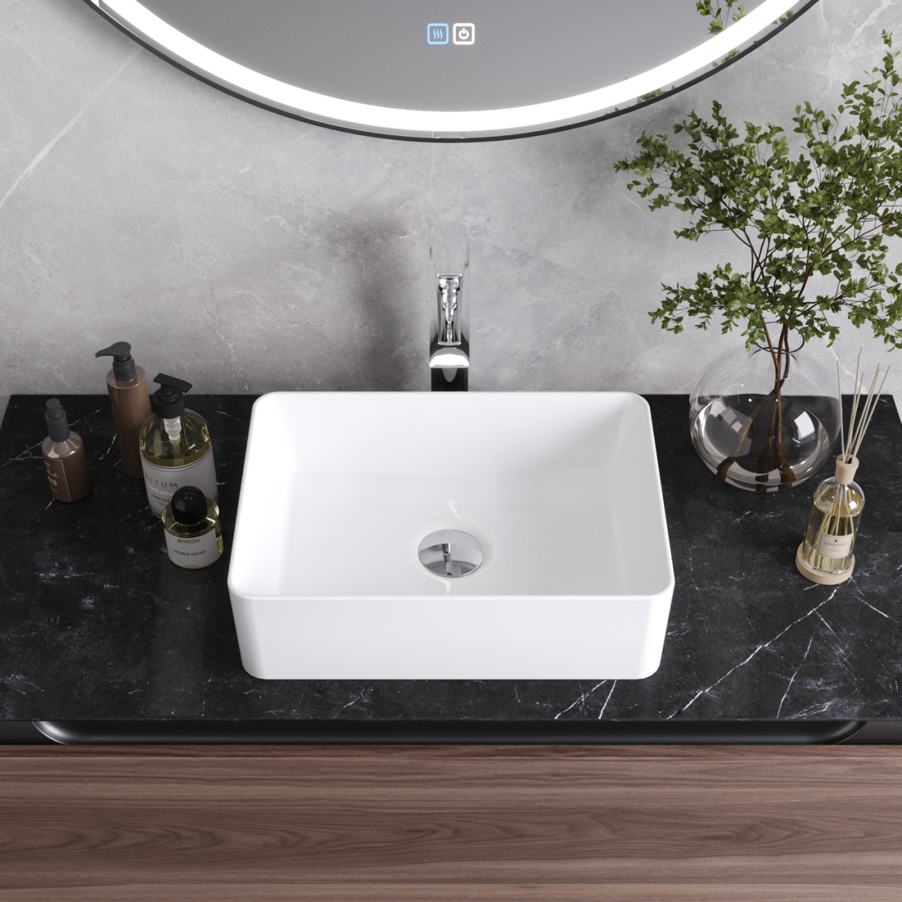 Раковина Cezares CZR-6596 41 см белый