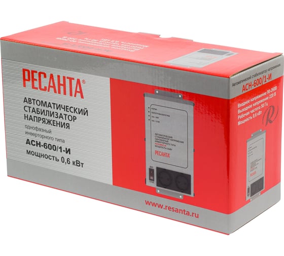 Стабилизатор инверторного типа Ресанта АСН-600/1-И 63/6/36