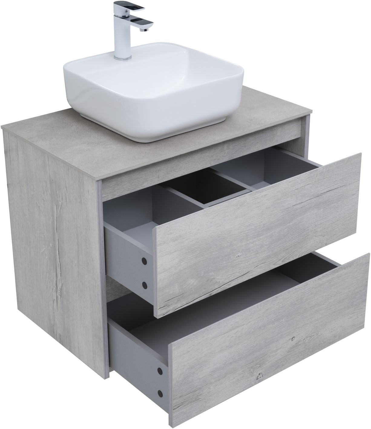 Тумба со столешницей Aquanet Nova Lite 75 см, 2 ящика