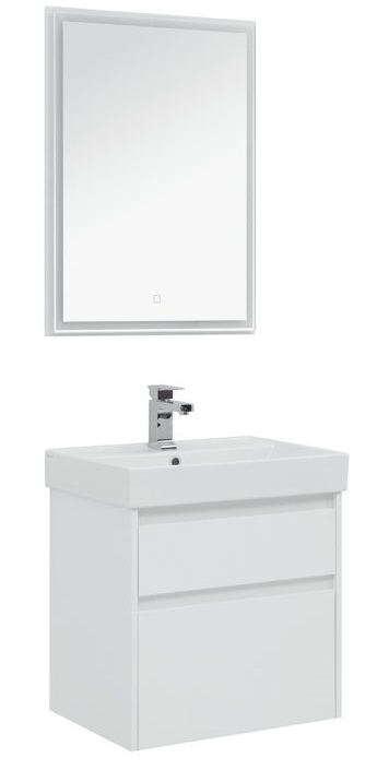 Мебель для ванной Aquanet Nova Lite 60 см, 2 ящика