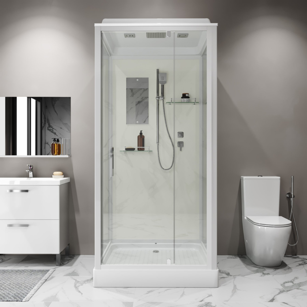 Душевая кабина Niagara Standart ST100/15Q 100x100 стекло прозрачное, без г/м