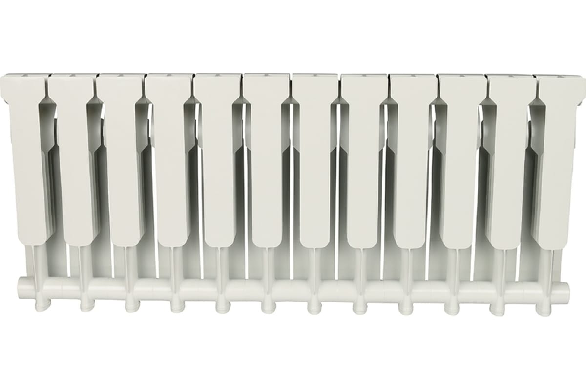 Алюминиевый радиатор Rommer Profi 350 AL350-80-80-080 12 секций RAL9016 86624