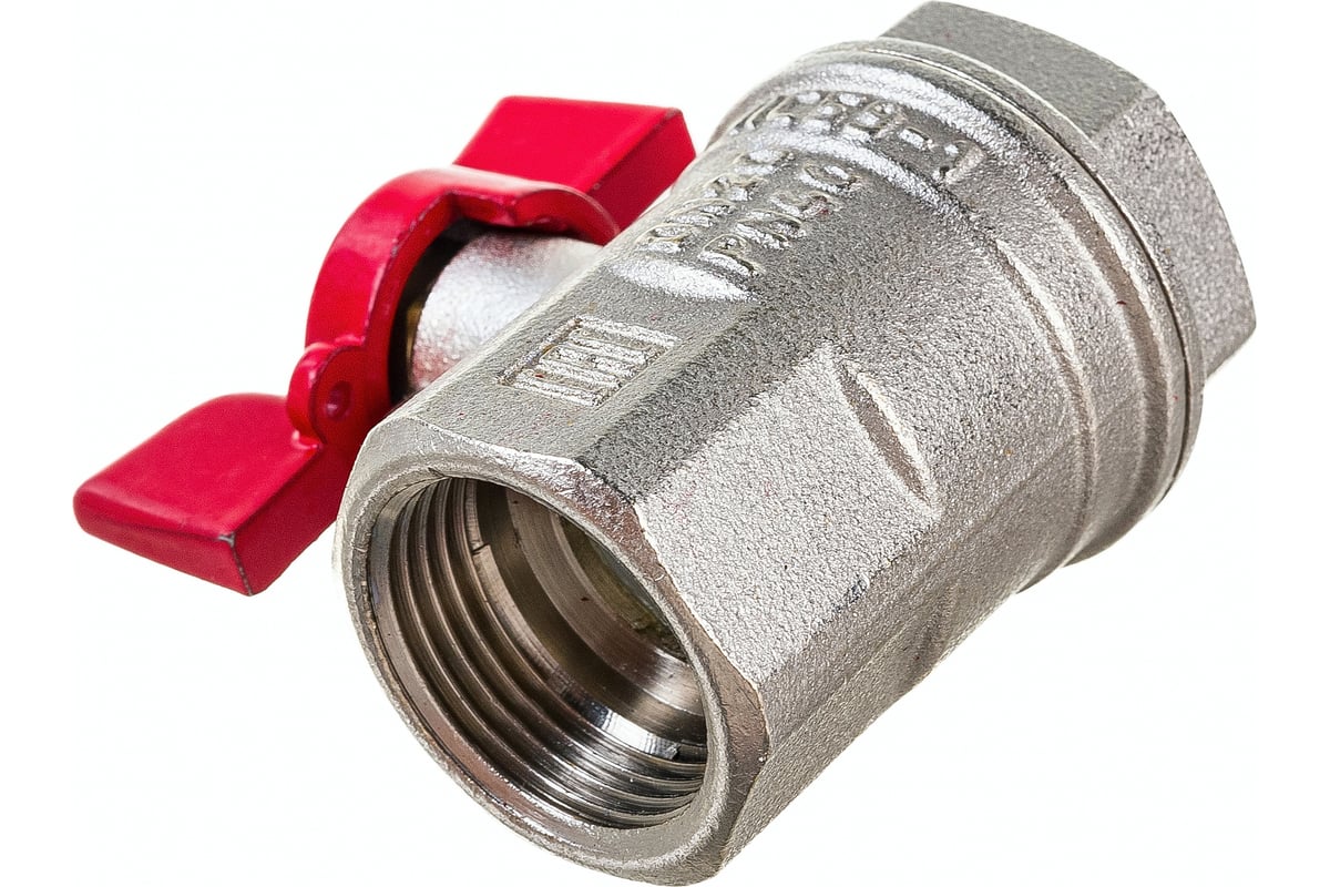 Шаровой кран Valfex PREMIUM для воды, 3/4" ВР/ВР, бабочка VF.217.NB1.034.PREMIUM