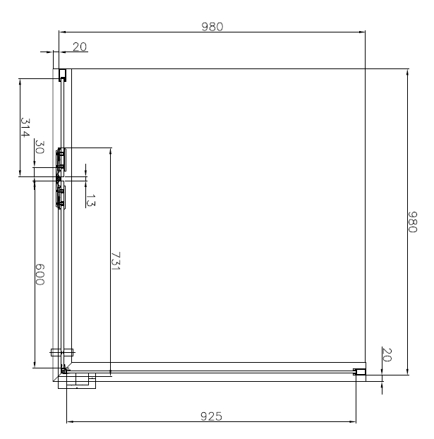 Душевой уголок Aquanet Logic AE32-S-100x100U-CT 100x100