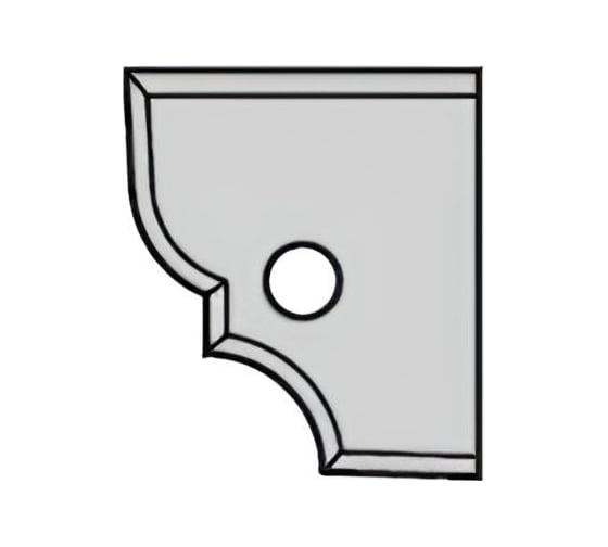 Нож для фрезы твердый сплав 19x12x2 мм Dimar 3108503