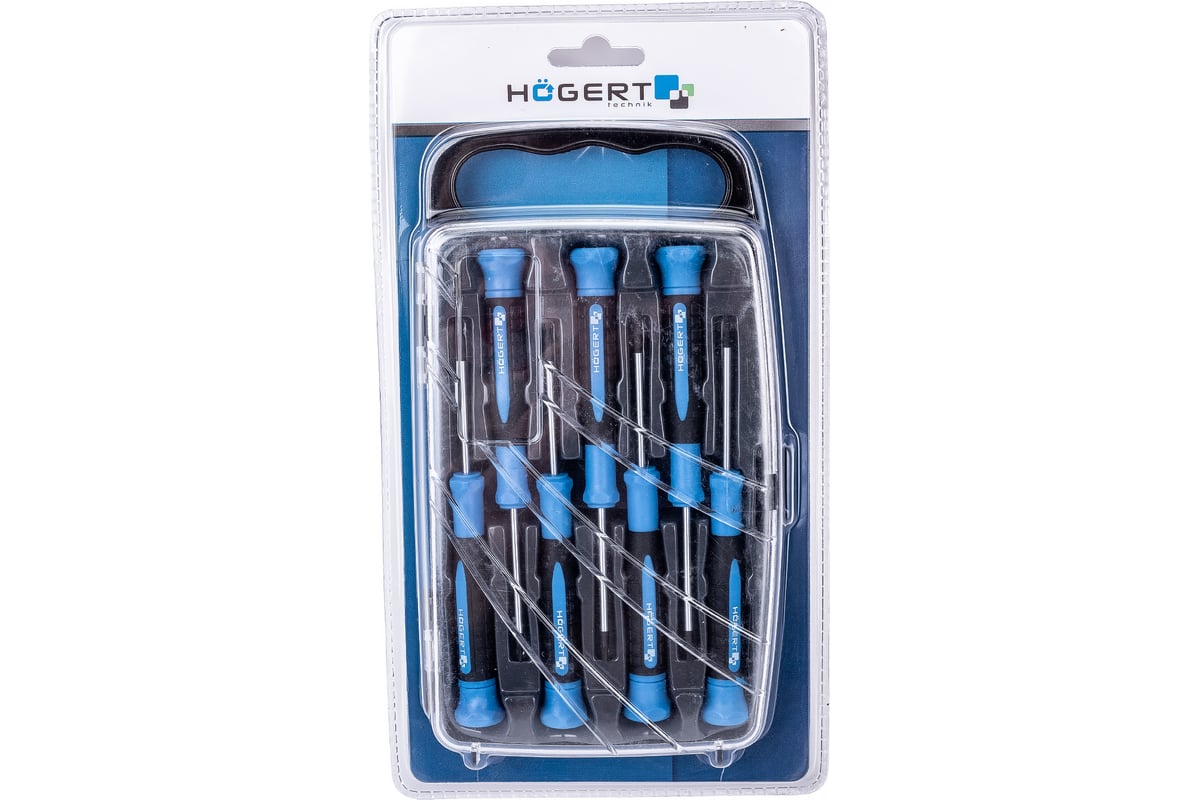 Набор часовых отвёрток в футляре Hoegert Technik 7 шт. HT1S270