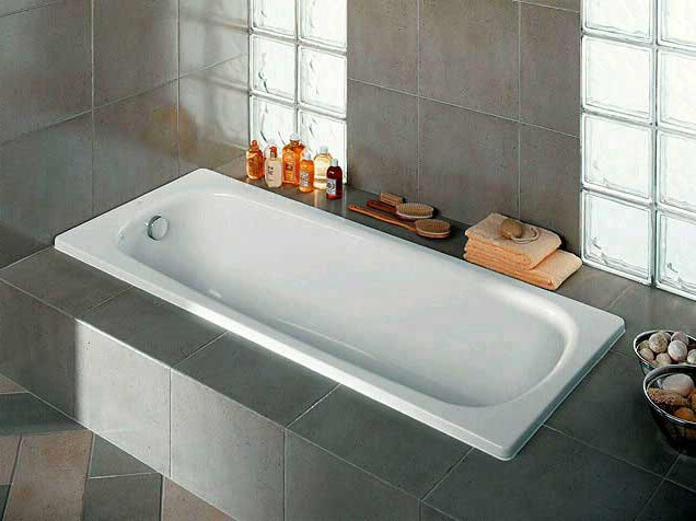 Чугунная ванна Roca Continental 160x70 см с антискольз. покрытием