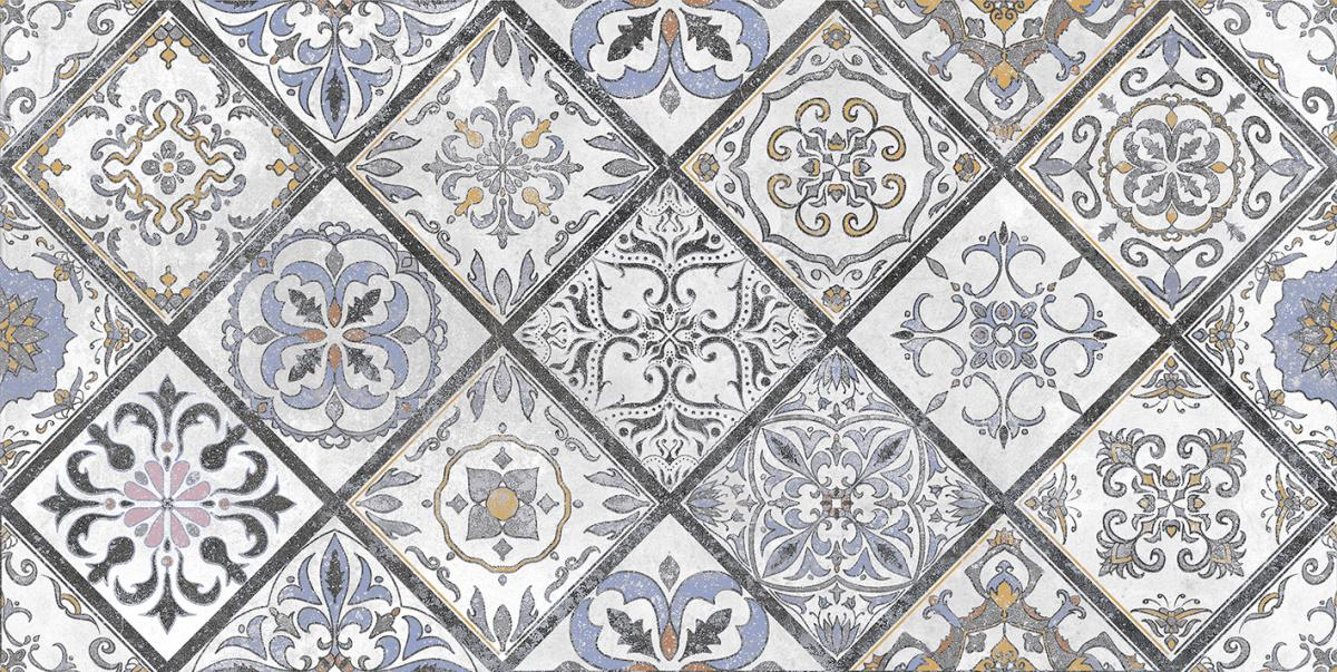 Плитка Laparet Etnis серая мозаика 30х60 см, 00-00-5-18-00-06-3654