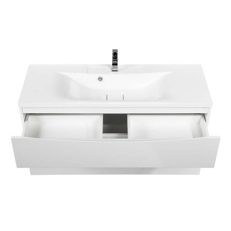 Тумба с раковиной BelBagno Marino 110 см Bianco Lucido
