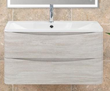 Тумба с раковиной BelBagno Acqua 80 см Rovere Vintage Bianco