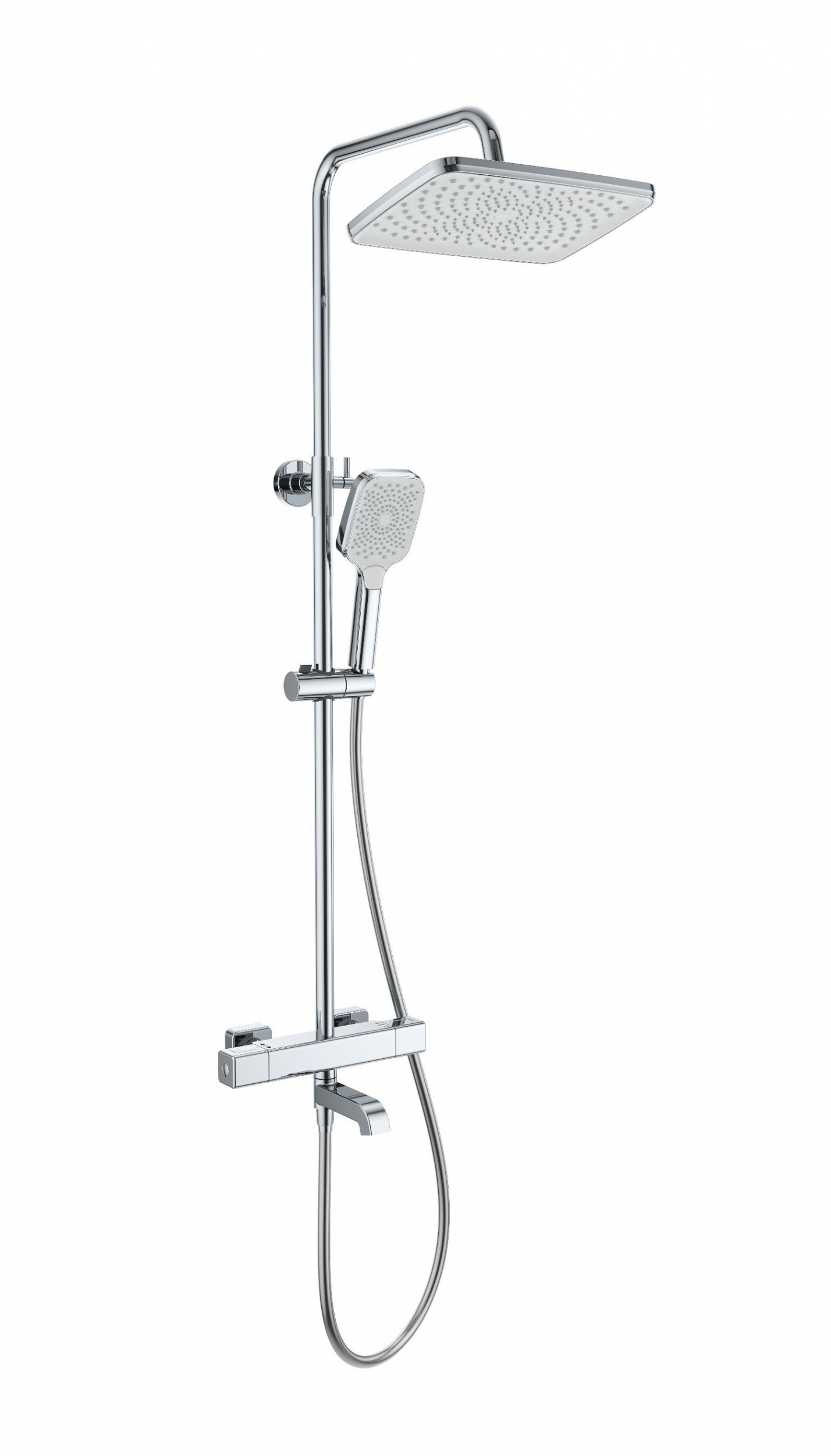 Душевая стойка Wonzon&Woghand Stay 2 WW-B3016-T1-CR термостат, хром
