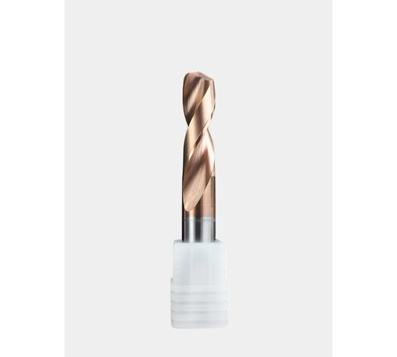 Сверло твердосплавное ц/х РОСИНСТРУМЕНТ 16x16x65x115 3D без подачи СОЖ TiSiN 31601665115