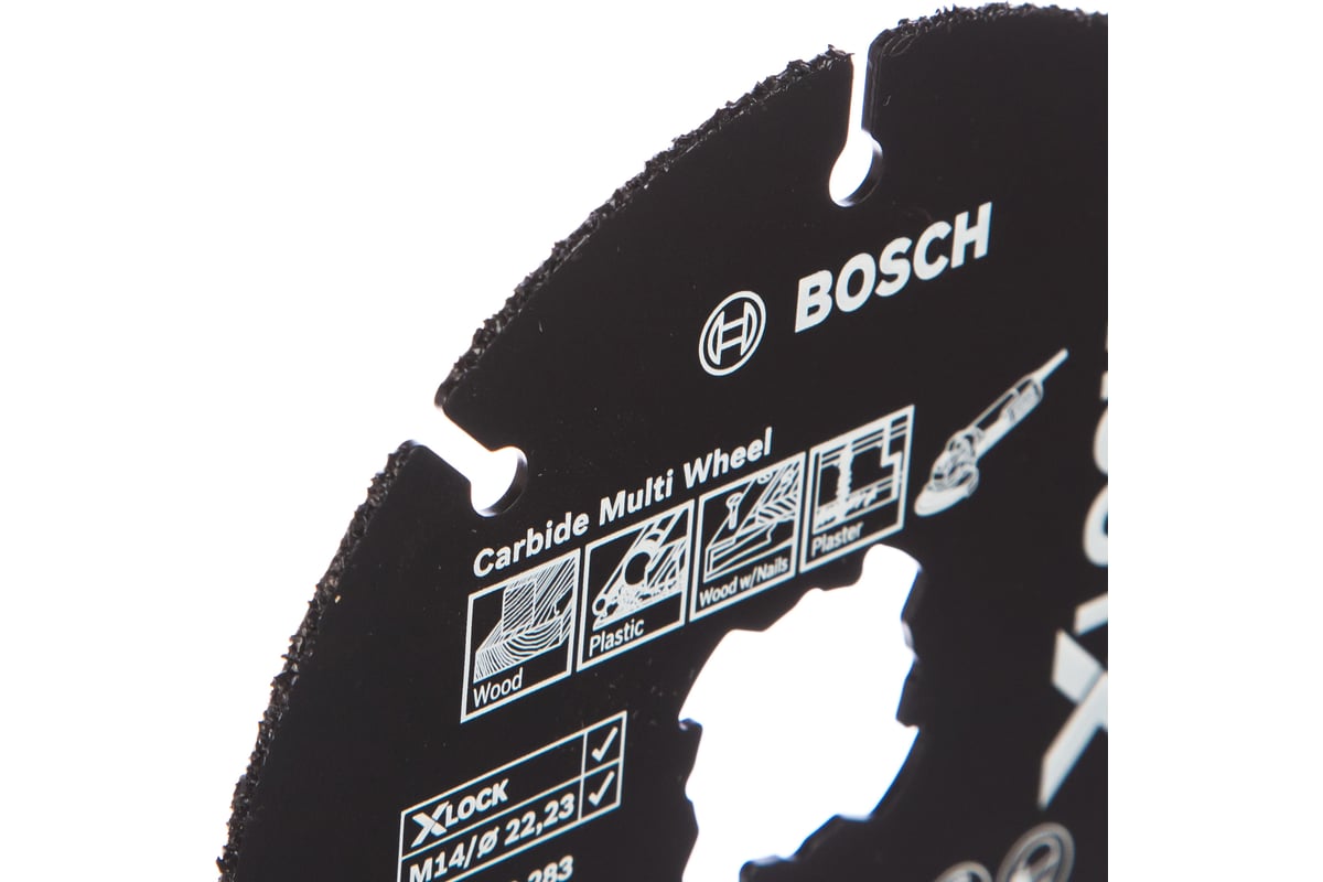 Круг отрезной по дереву X-LOCK (115х22.2 мм) для УШМ Bosch 2608619283
