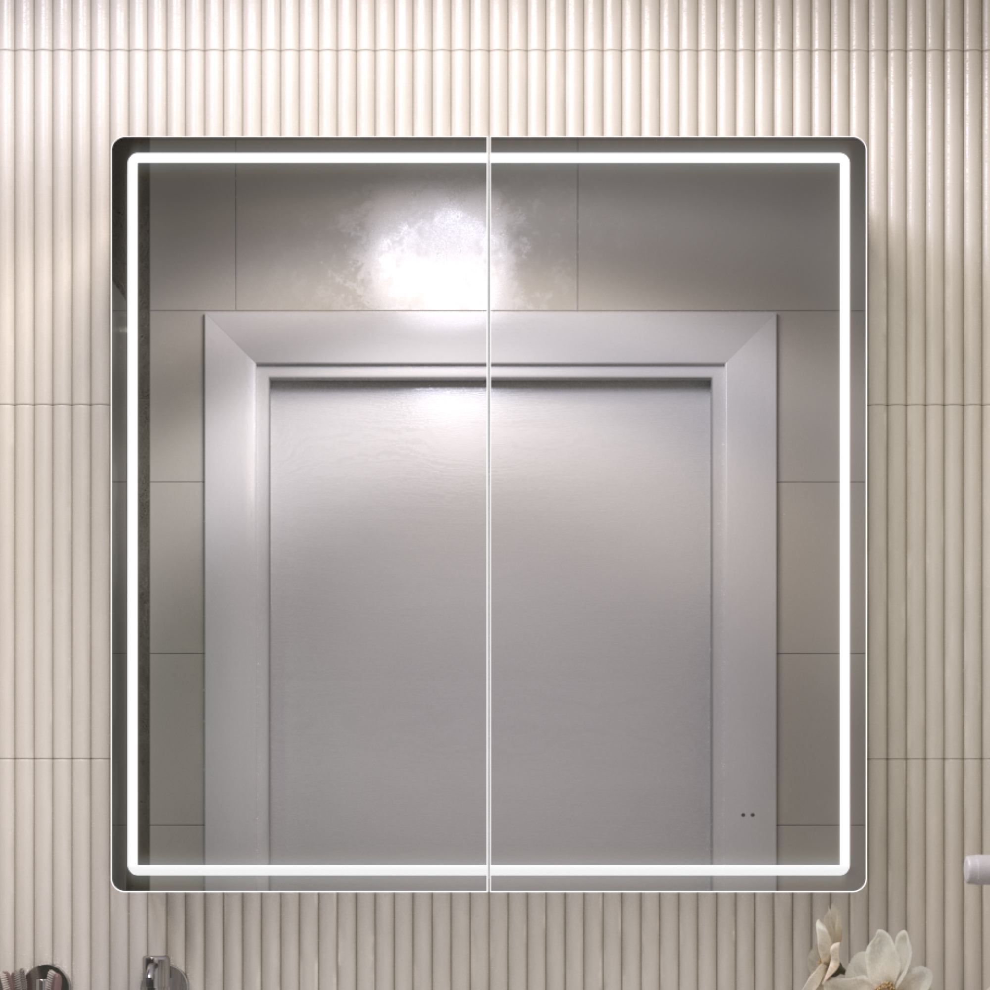 Зеркальный шкаф Vigo Geometry Classic 100 см