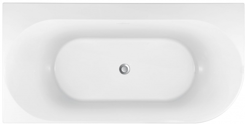 Акриловая ванна Allen Brau Priority 2.31004.21A 170x78 белый матовый, L