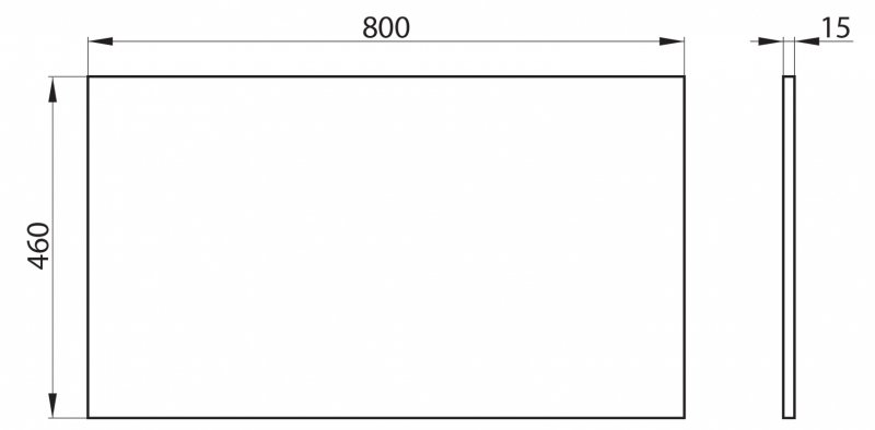 Тумба со столешницей BelBagno Kraft 80 см