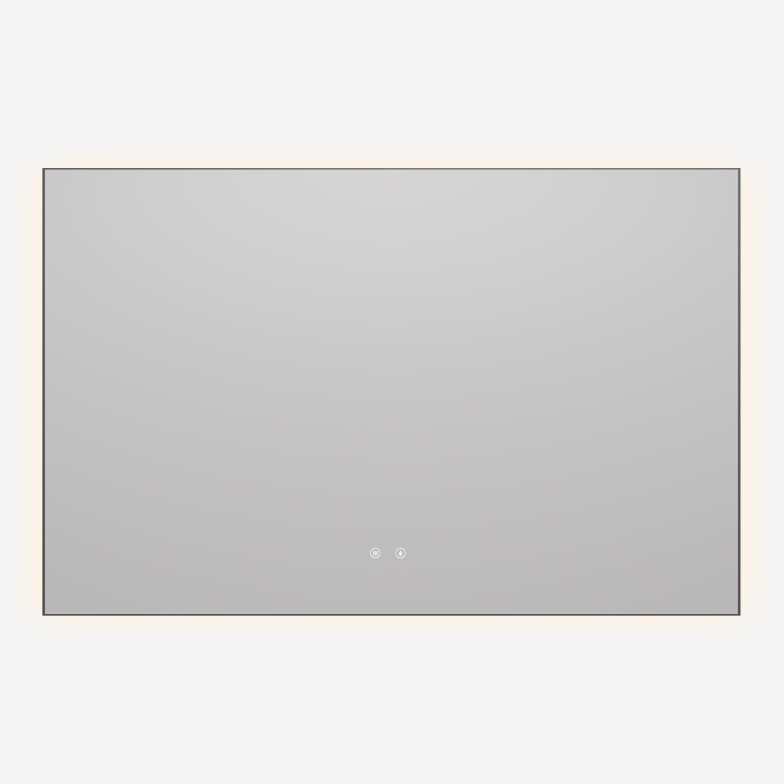 Зеркало Vincea VLM-4F120GM-2 120x65 см, сенсорный выключатель, антипар, диммер, вороненая сталь