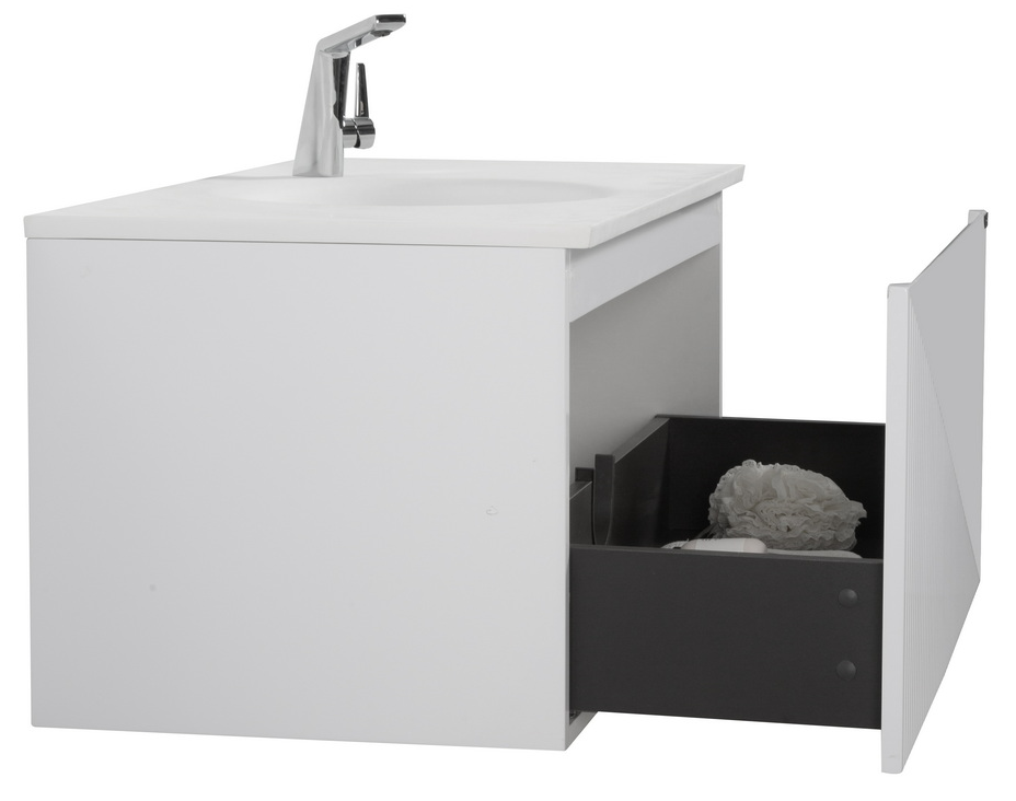 Мебель для ванной Black&White Universe U918.900 90 см, Glossy White