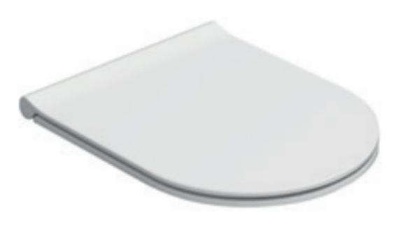 Крышка-сиденье Globo Mode ME020BI с микролифтом, белый глянец