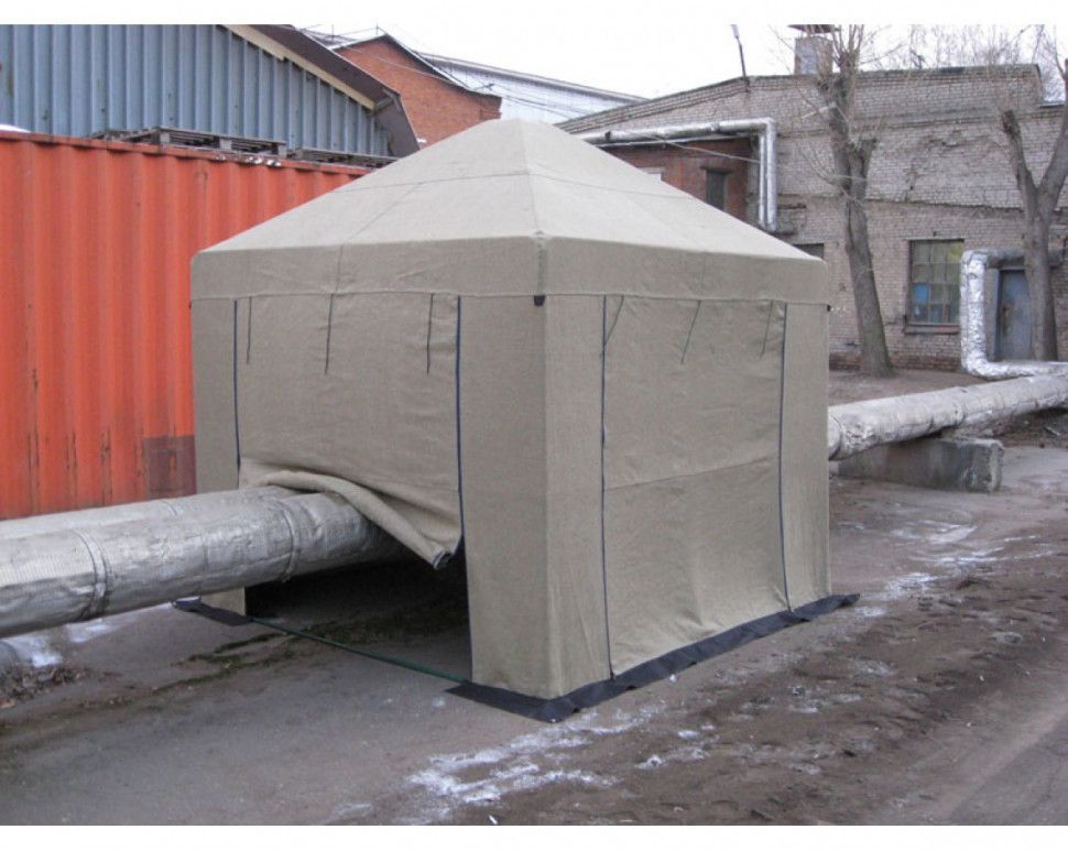 Палатка сварщика Митек Профи 3.0х3.0 м, брезент