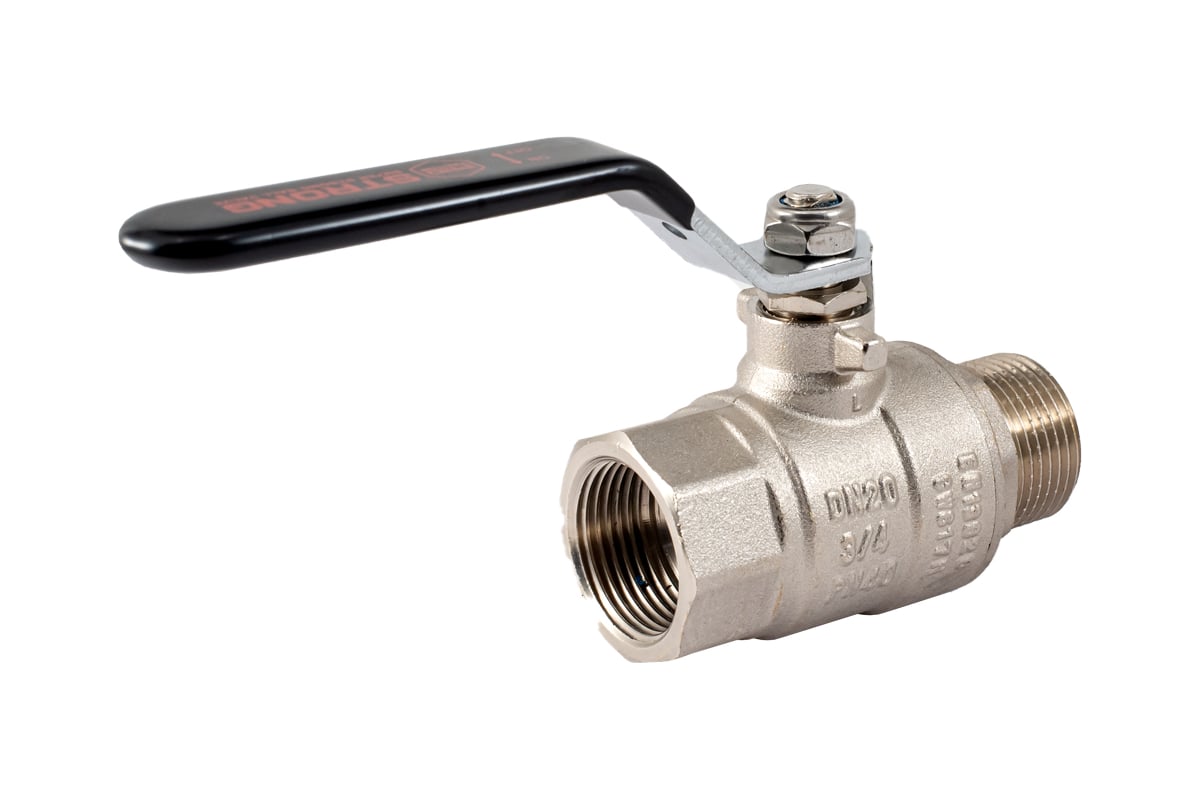 Шаровой кран PROFACTOR PF STRONG ручка рычаг в/н 3/4 дюйма PF FBV 295