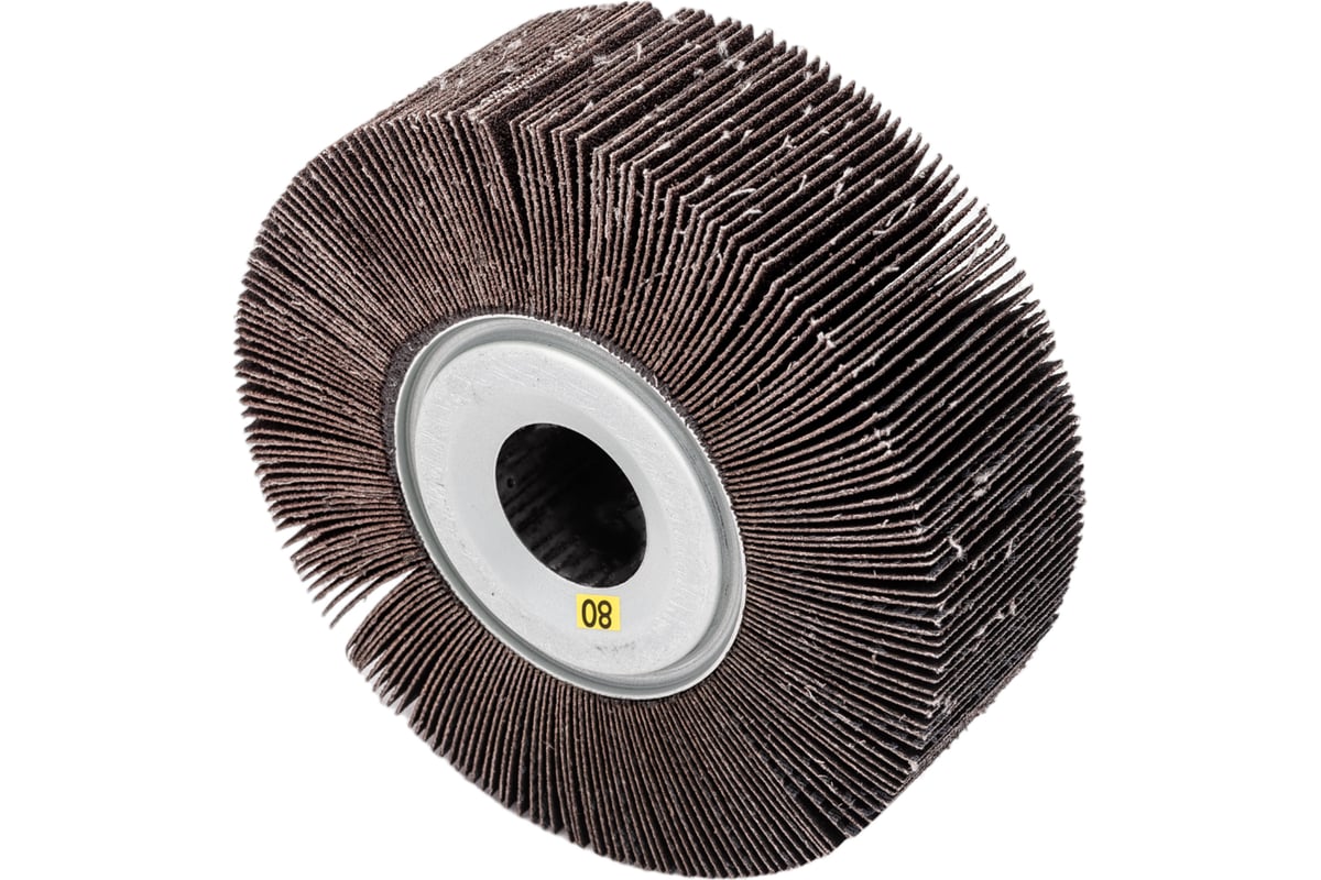 Щетка торцевая лепестковая абразивная ROXTOP (150х50х32 мм; Р80) RoxelPro 132462