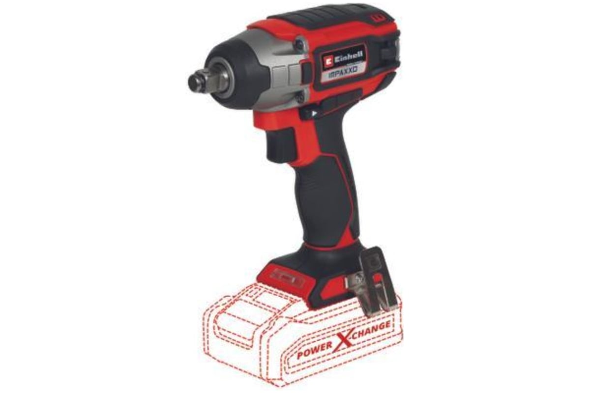 Гайковерт ударный аккумуляторный Einhell PXC Impaxxo 18/230, 18В, BL, 230Нм, 1/2, без АКК и ЗУ 4510080