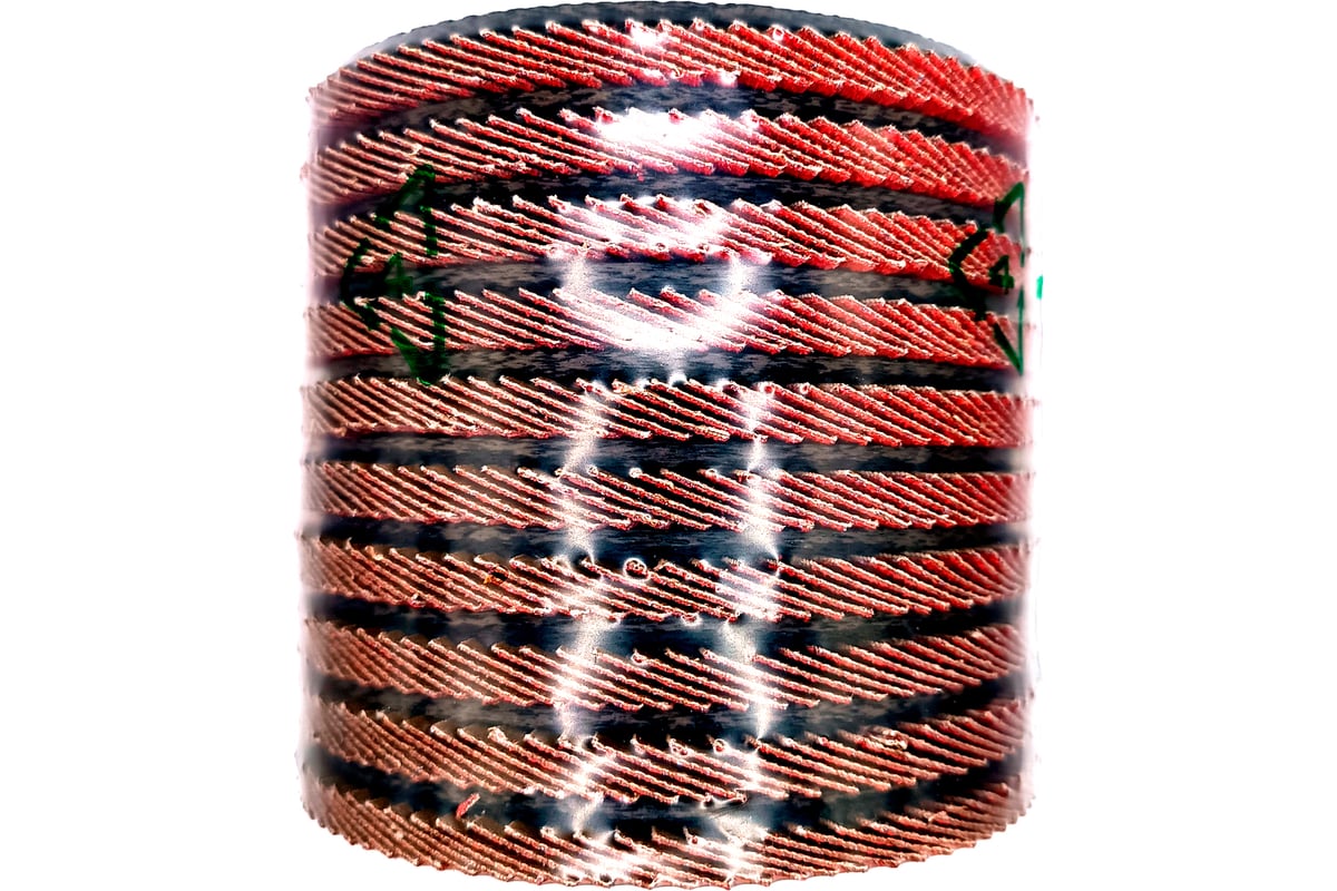 Круг лепестковый MAXPACK FlapLine CR, D125, прямой, керамика, Р60, 10 шт ABRAFORM AF-MAX-FL-CR-KLT1-60