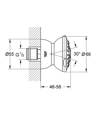 Боковой душ Grohe Relexa 65 27066000