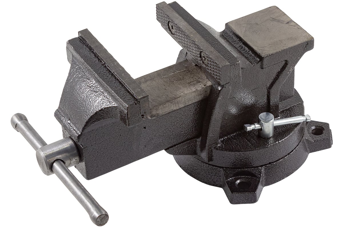 Тиски стальные поворотные с наковальней Forcekraft 6" (150мм) FK-6540306(60299)