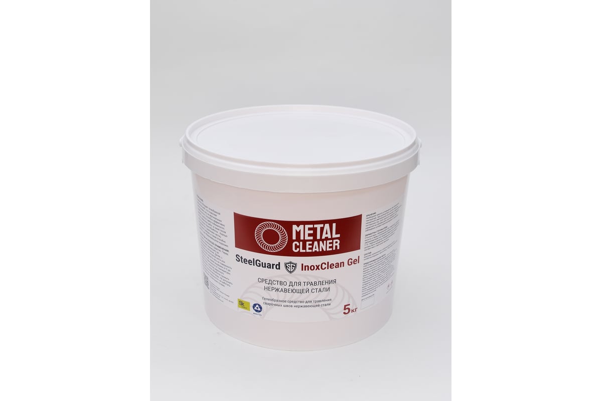 Паста для травления InoxClean Gel 5 кг SteelGuard MCSGICG0005