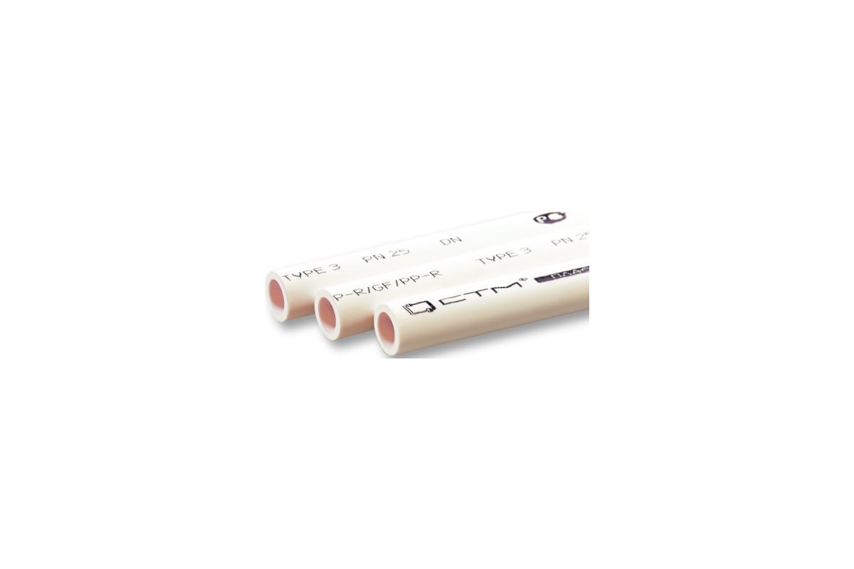 Труба СТМ ПЛАСТ PP-R PN 20 DN 32х5.4, 2 м C2PP0032