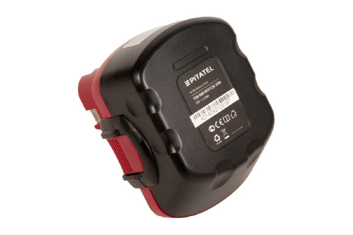 Аккумуляторная батарея ZeepDeep tsb-048-bos12a-33m (p/n: 2607335262, 2607335274, 2607335374, 2607335709), ni-mh 12v 3,3ah 860695