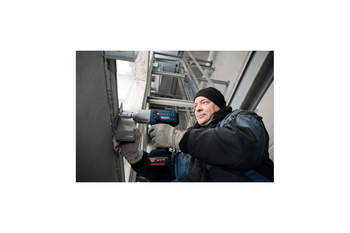Аккумуляторный ударный гайковерт Bosch GDS 18 V-LI HT Solo 0.601.9B1.300