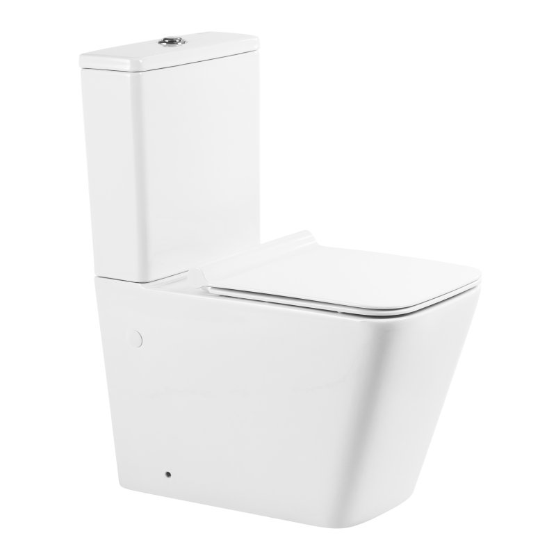 Унитаз-компакт BelBagno Ardente-R BB02093CPR/BB2112SC безободковый с сиденьем