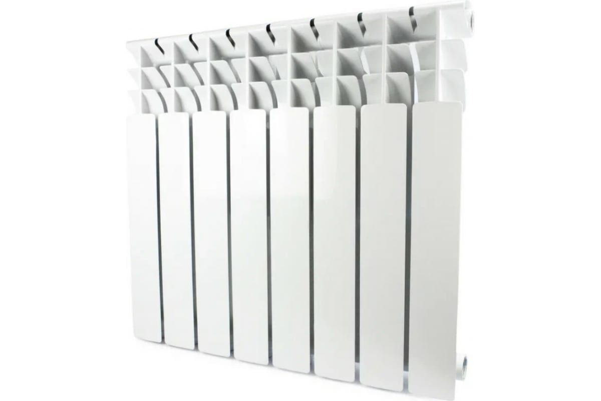 Алюминиевый секционный радиатор отопления Konner LUX 100/500 - 8 секций 6128640