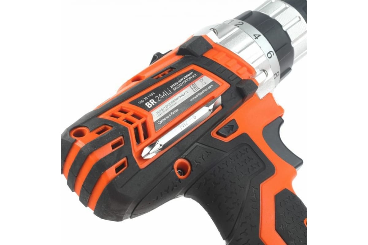 Аккумуляторная дрель-шуруповерт Patriot BR 244Li LED The One 180201494