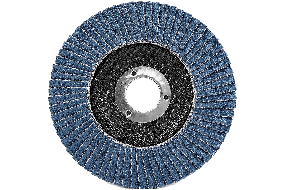 Круг шлифовальный лепестковый торцевой конусный  (10 шт; 125х22 мм; Z40) Messer 11-44-040