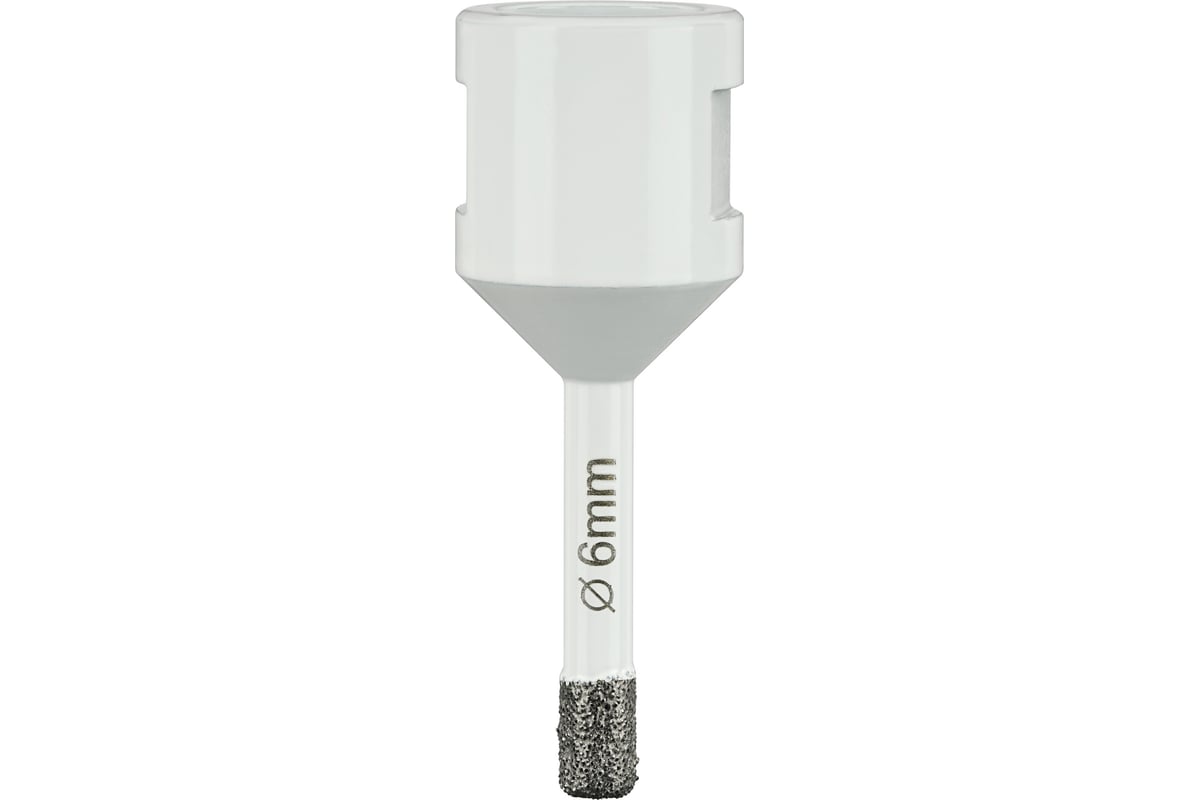 Коронка алмазная по керамограниту 6 мм, M14 на УШМ Diamond Industrial DIDKVP06M14