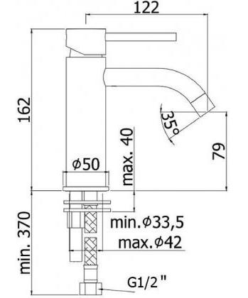 Смеситель для раковины Paffoni Light LIG071BO белый матовый