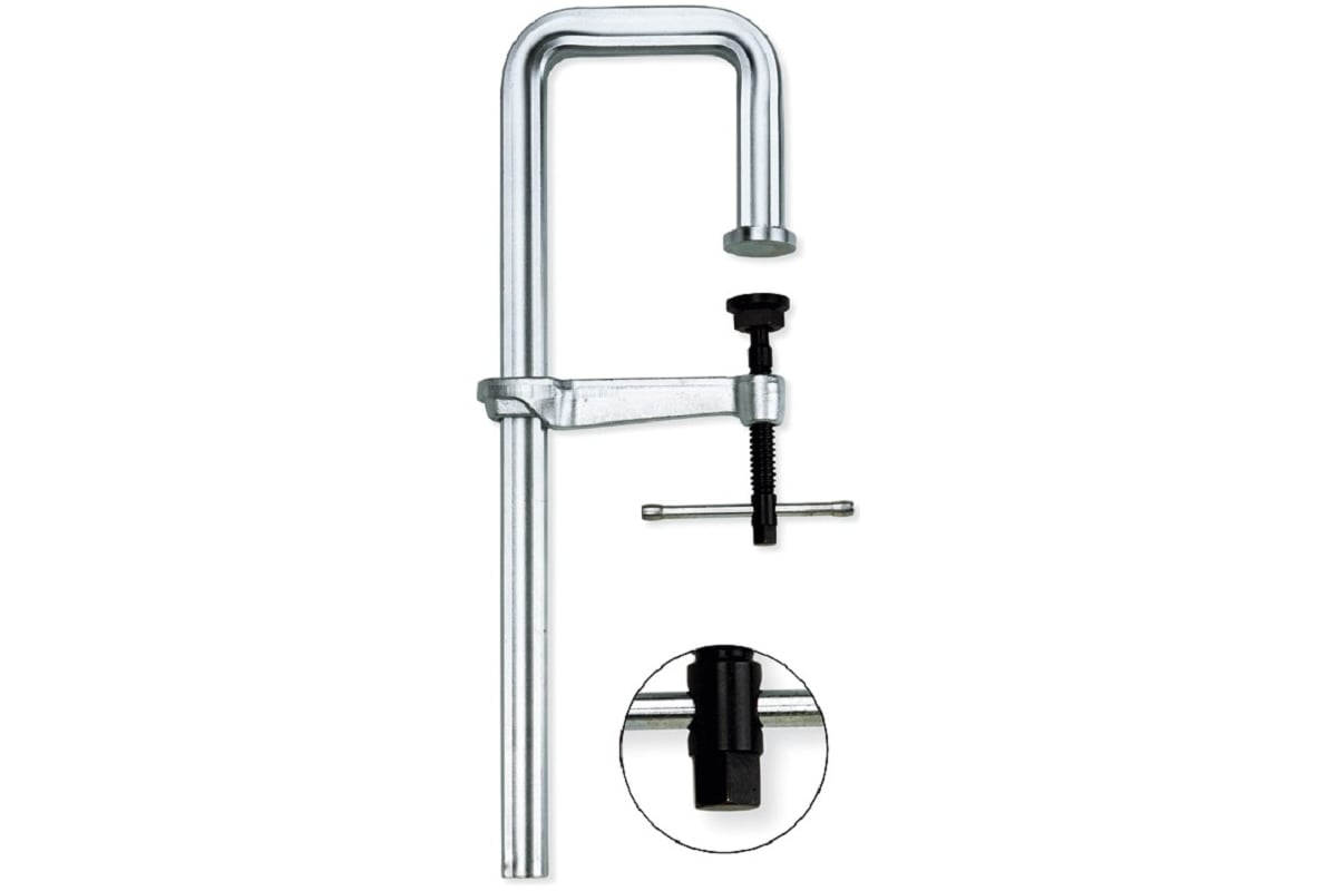 Струбцина BESSEY U-образная для тяжёлых нагрузок 500/175, усилие 22 кН BE-STBU40-17-15