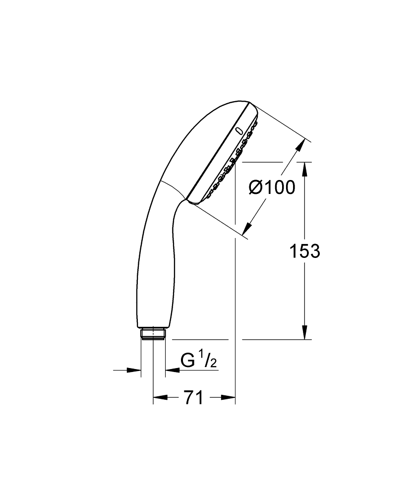 Душевая лейка Grohe Tempesta New 28261002