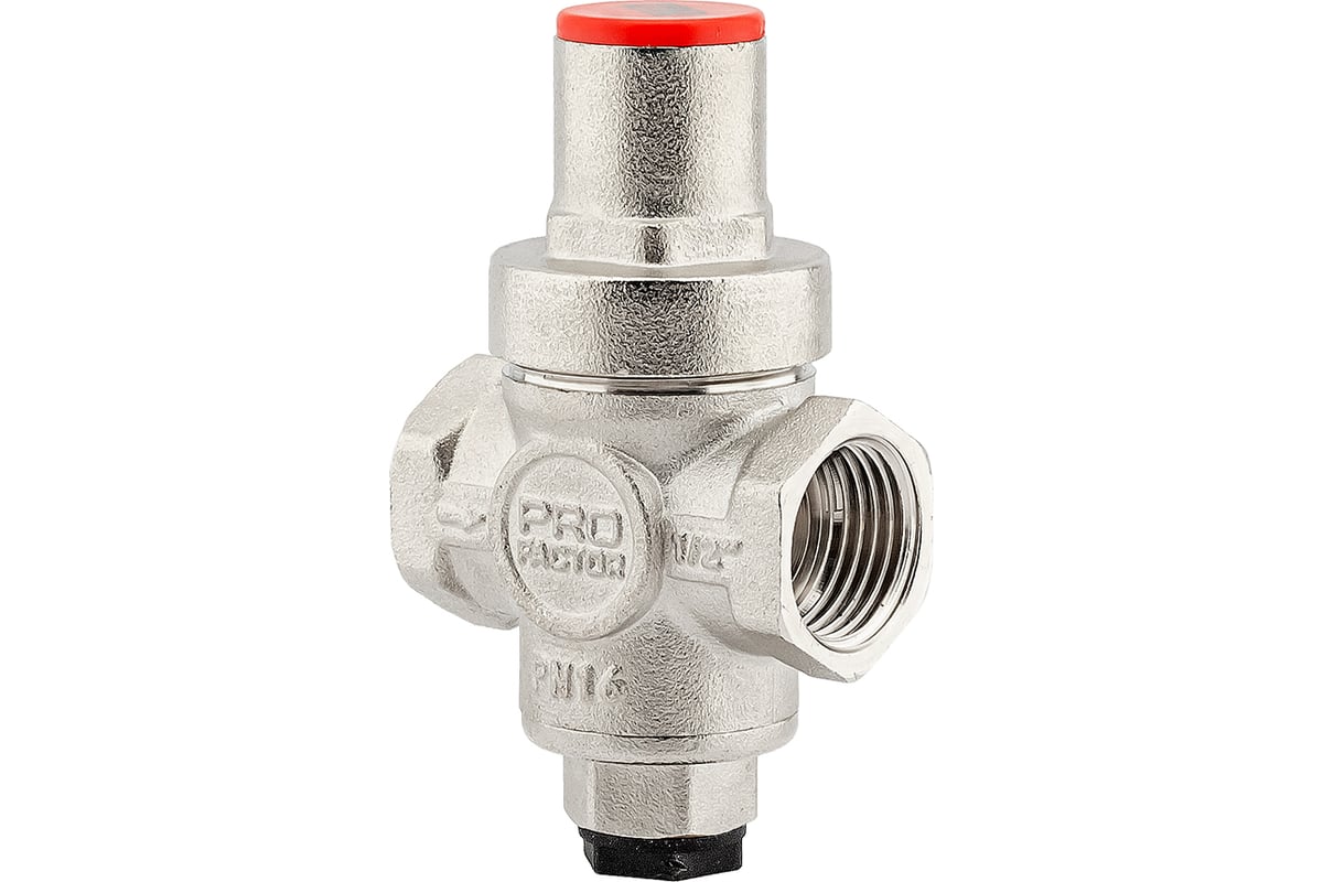 Редуктор давления PROFACTOR поршневой, c коннектором манометра 1/2" PF PRV 251.15