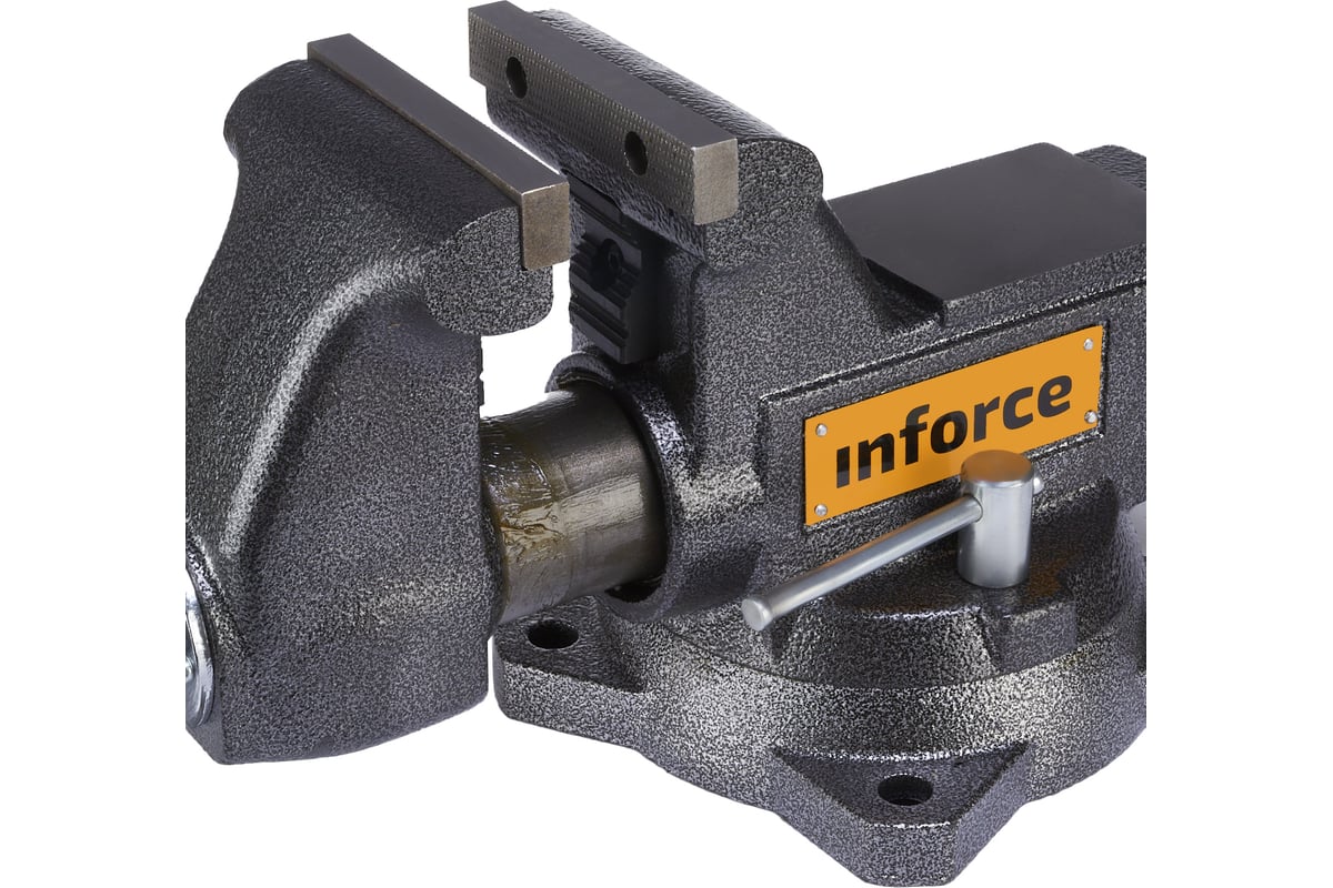 Поворотные слесарные тиски Inforce 115 мм 05-23-09