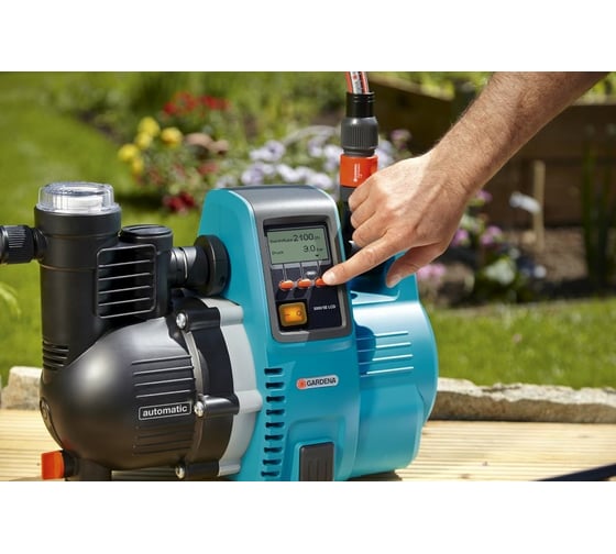 Напорный автоматический насос Gardena 5000/5E LCD Comfort 01759-20.000.00