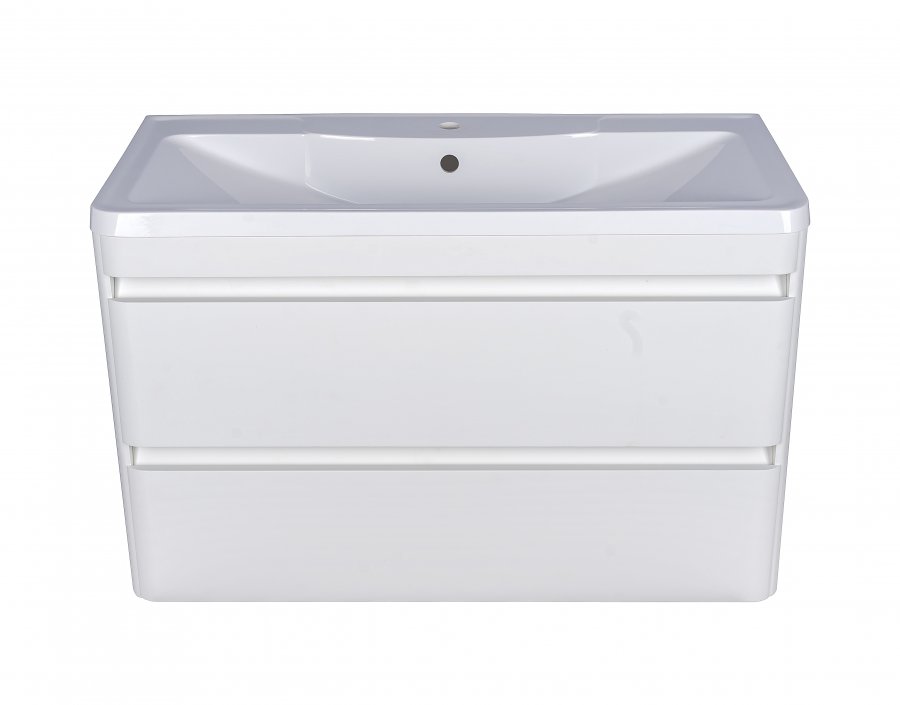 Тумба с раковиной Style Line Атлантика 90 см подвесная