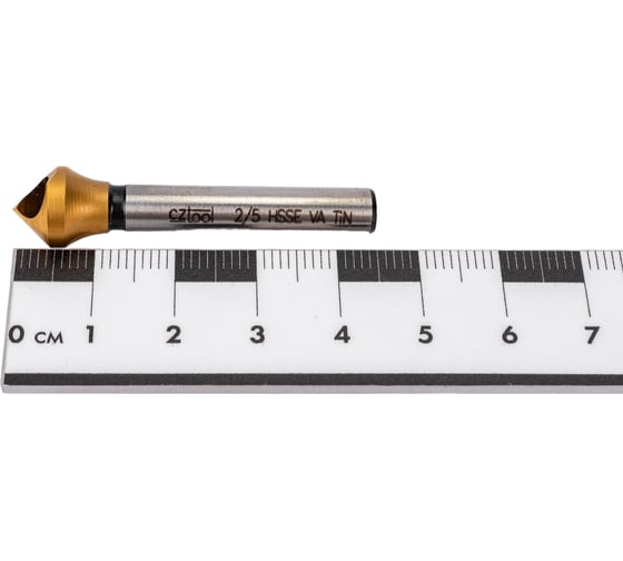 Зенковка с отверстием (10х6х46 мм; размер 2/5; 90°; HSSE-TiN VA) Bucovice Tools 893005