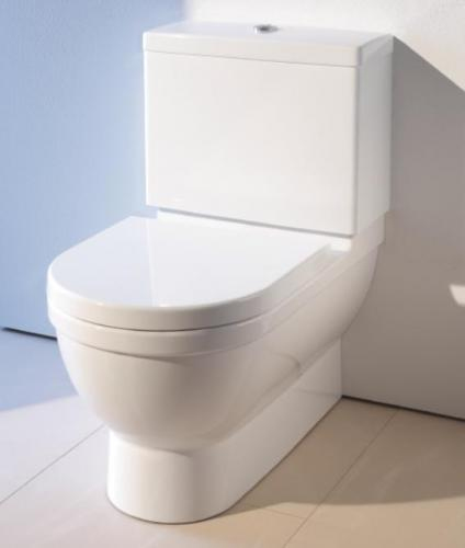 Чаша для унитаза Duravit Starck 3 01280900001 с антигрязевым покрытием