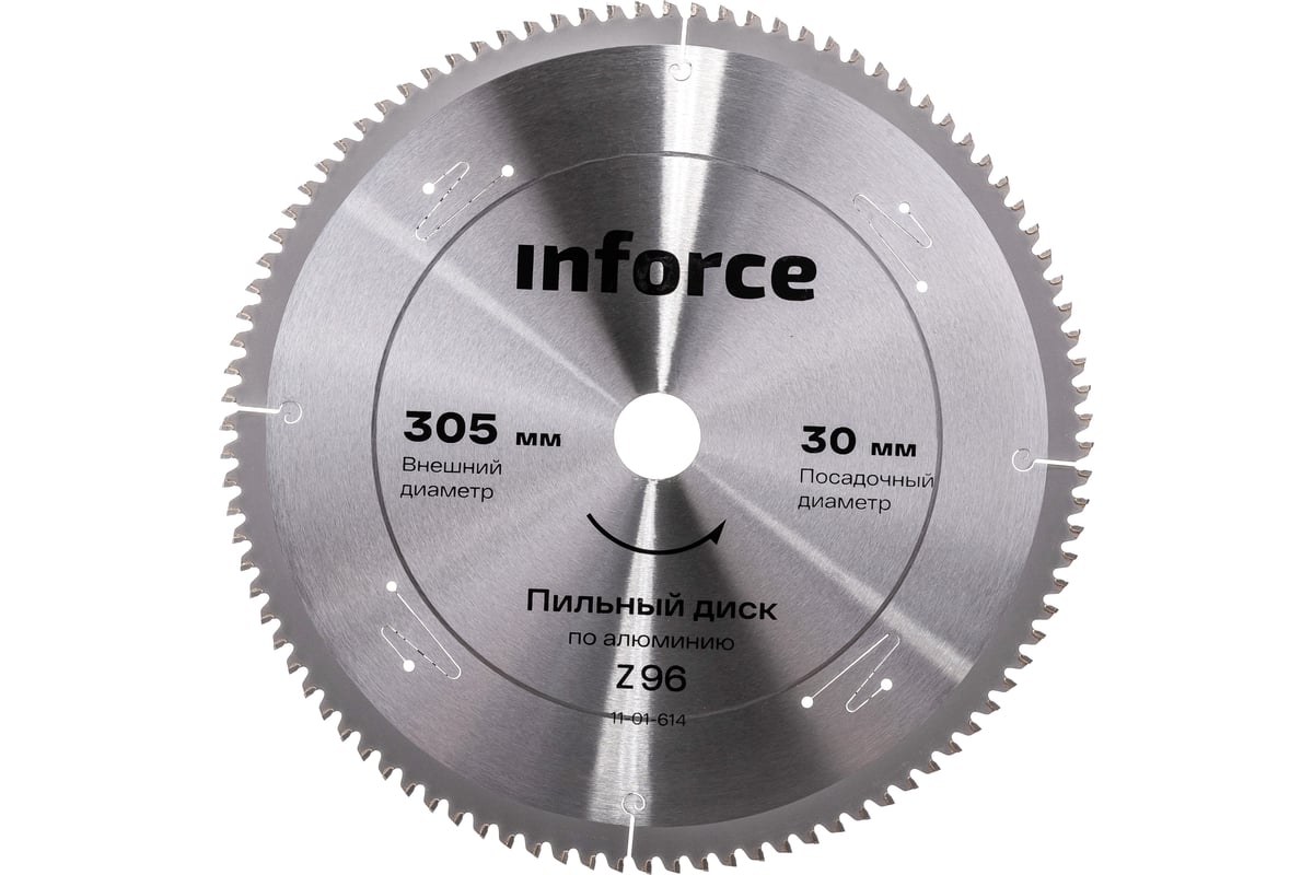 Диск пильный по алюминию (305х2.2х30 мм; 96Z) Inforce 11-01-614