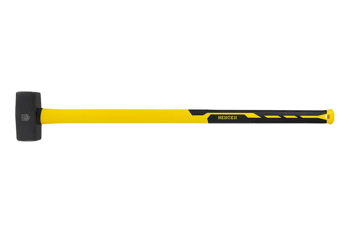Кованая кувалда Berger BG 3000 г., фиберглассовая рукоятка BG1519